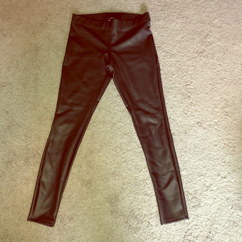 Express leather leggings